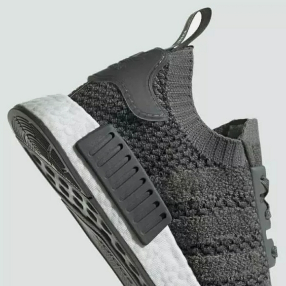 Adidas NMD R1 Primeknit OG Knit "Ash Grey" Shoes - Picture 10 of 13